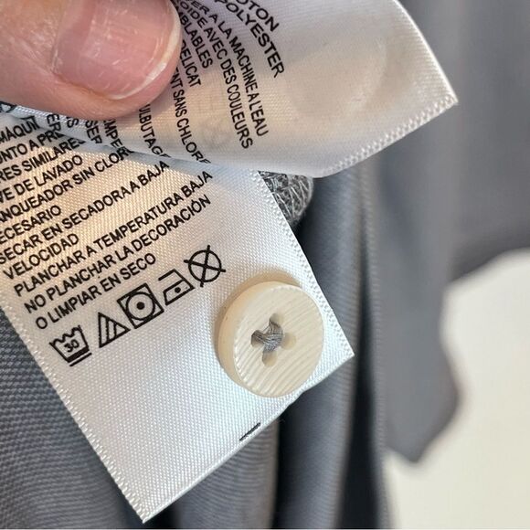 Tommy Bahama Classic Cotton/Polyester Blend Golf Polo in Gray size XL - Picture 9 of 11